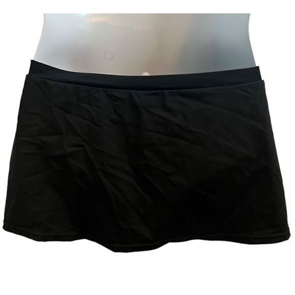 Swimsuit Skort Bottom Black Size 14 by Island Escape - Picture 4 of 4